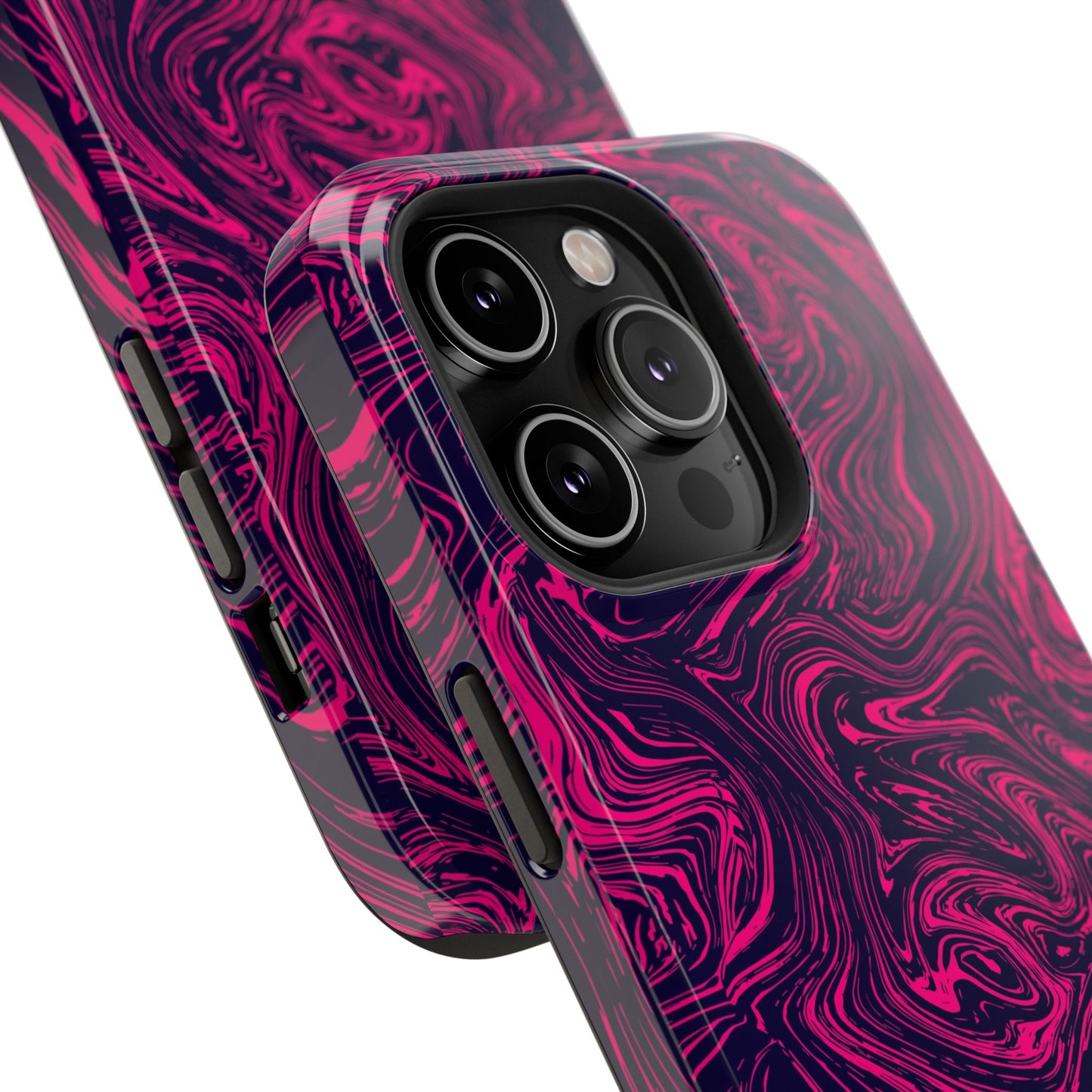 Pink And Purple Swirly Case