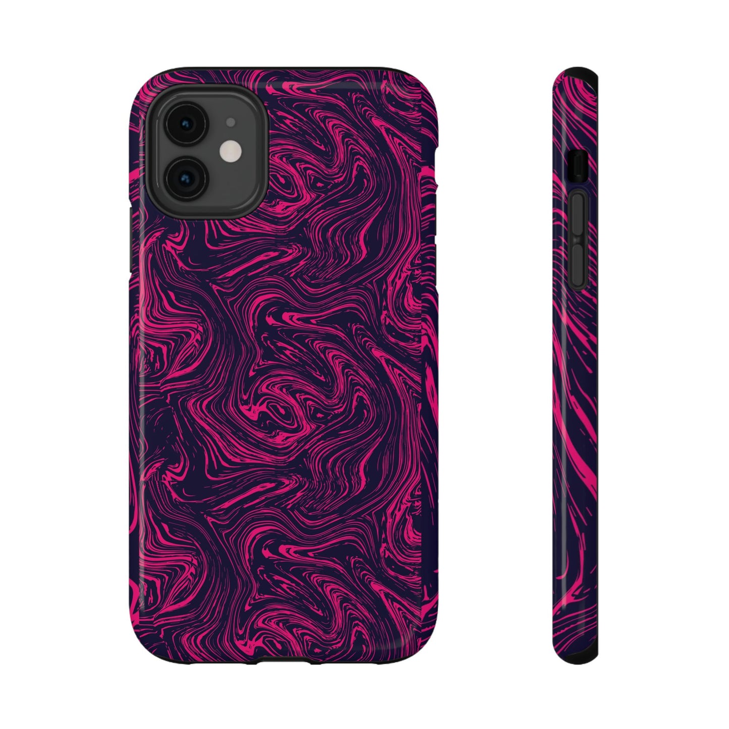 Pink And Purple Swirly Case