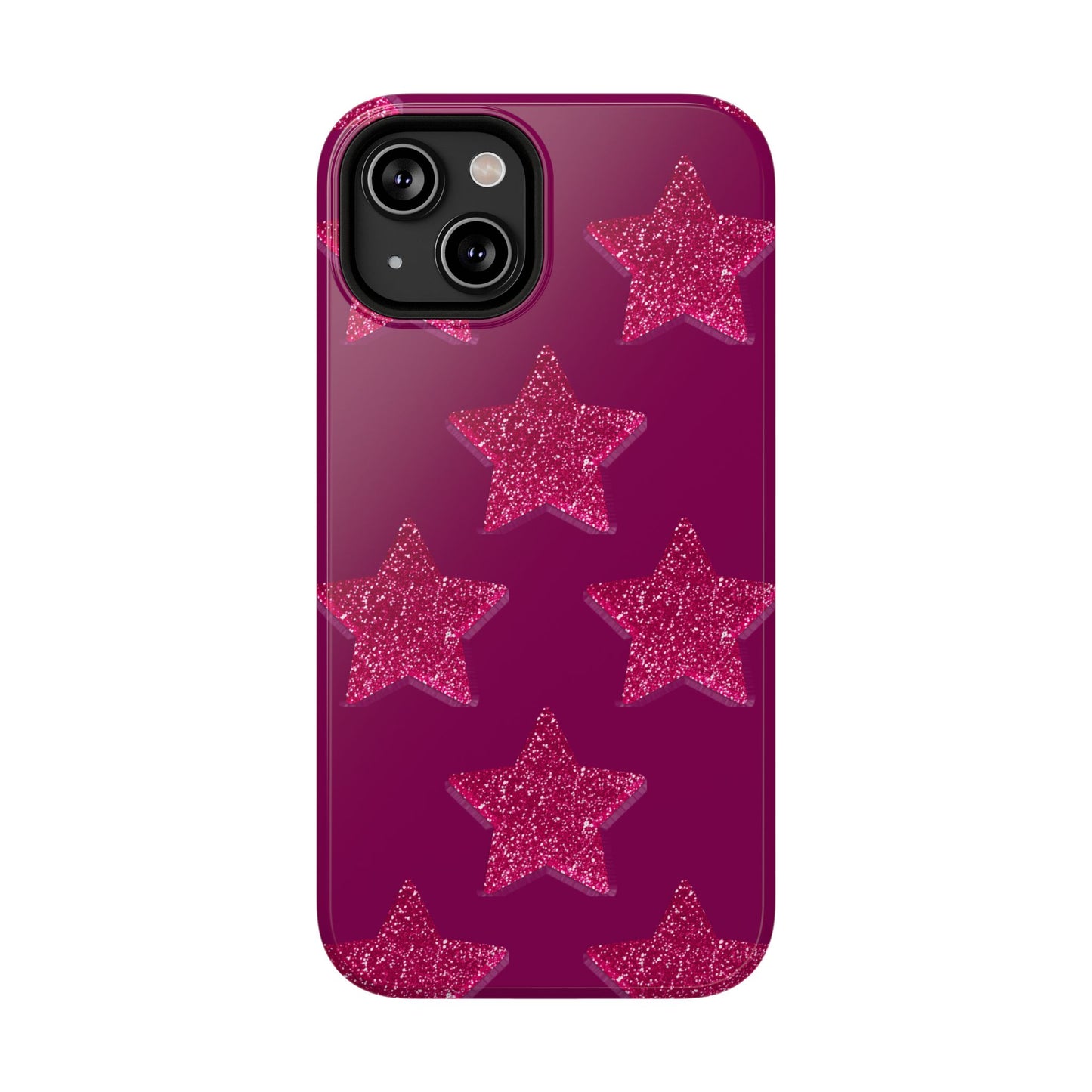 Burgundy Stars Case