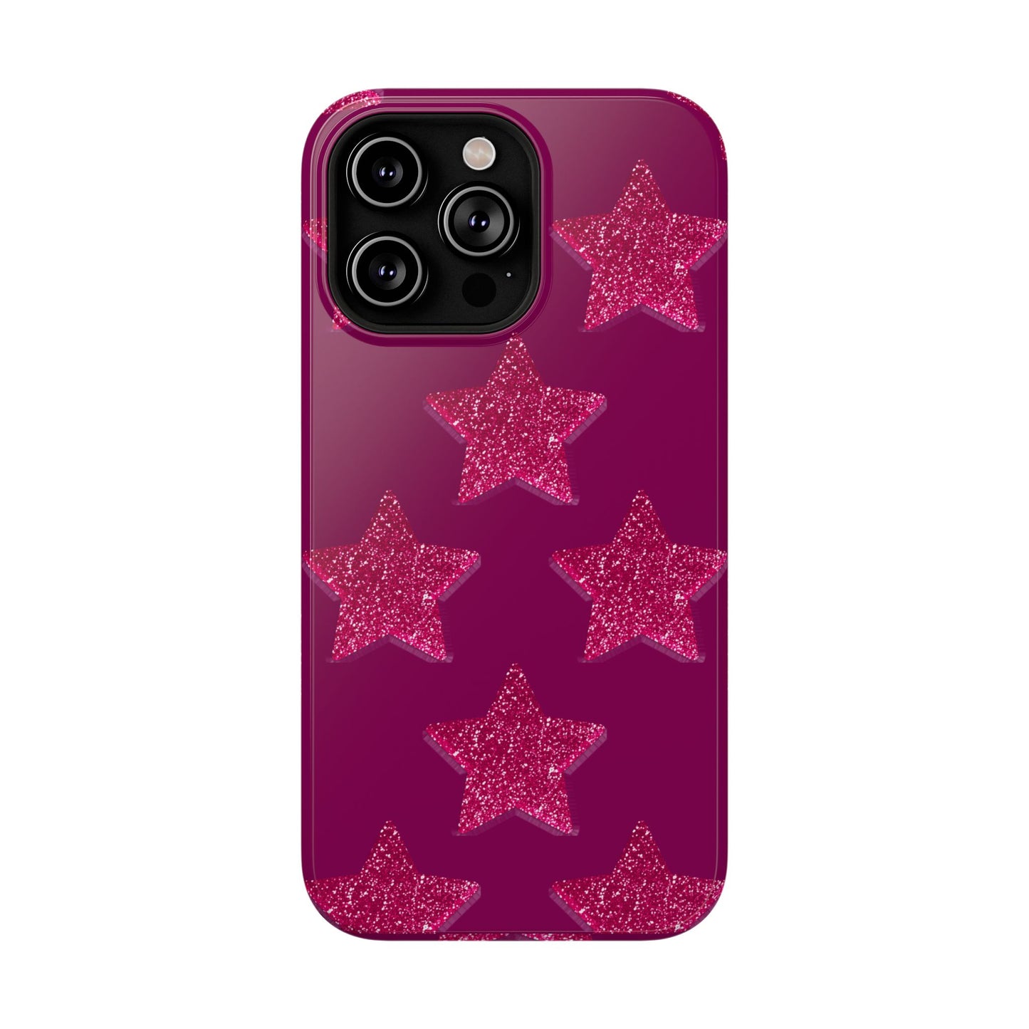 Burgundy Stars Case