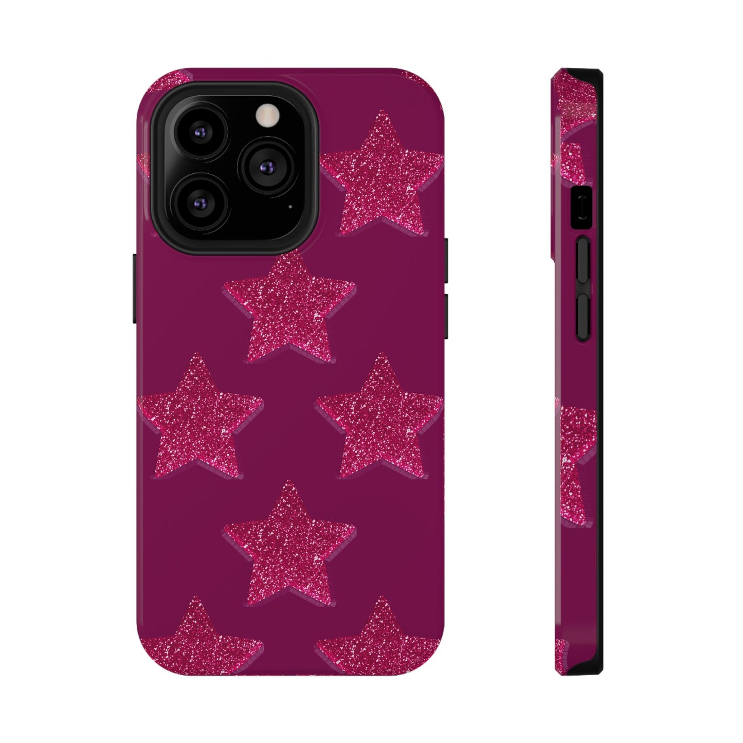 Burgundy Stars Case