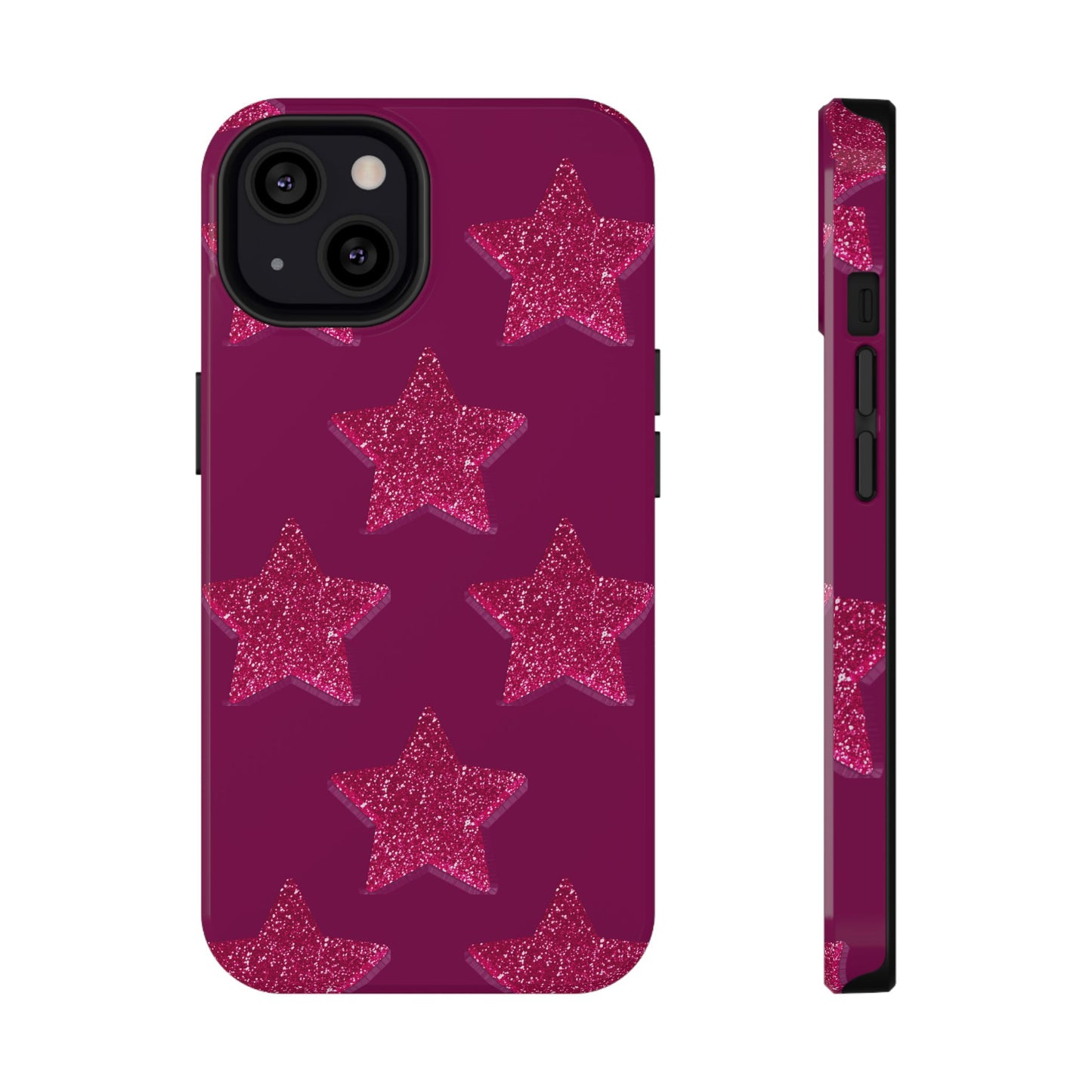 Burgundy Stars Case