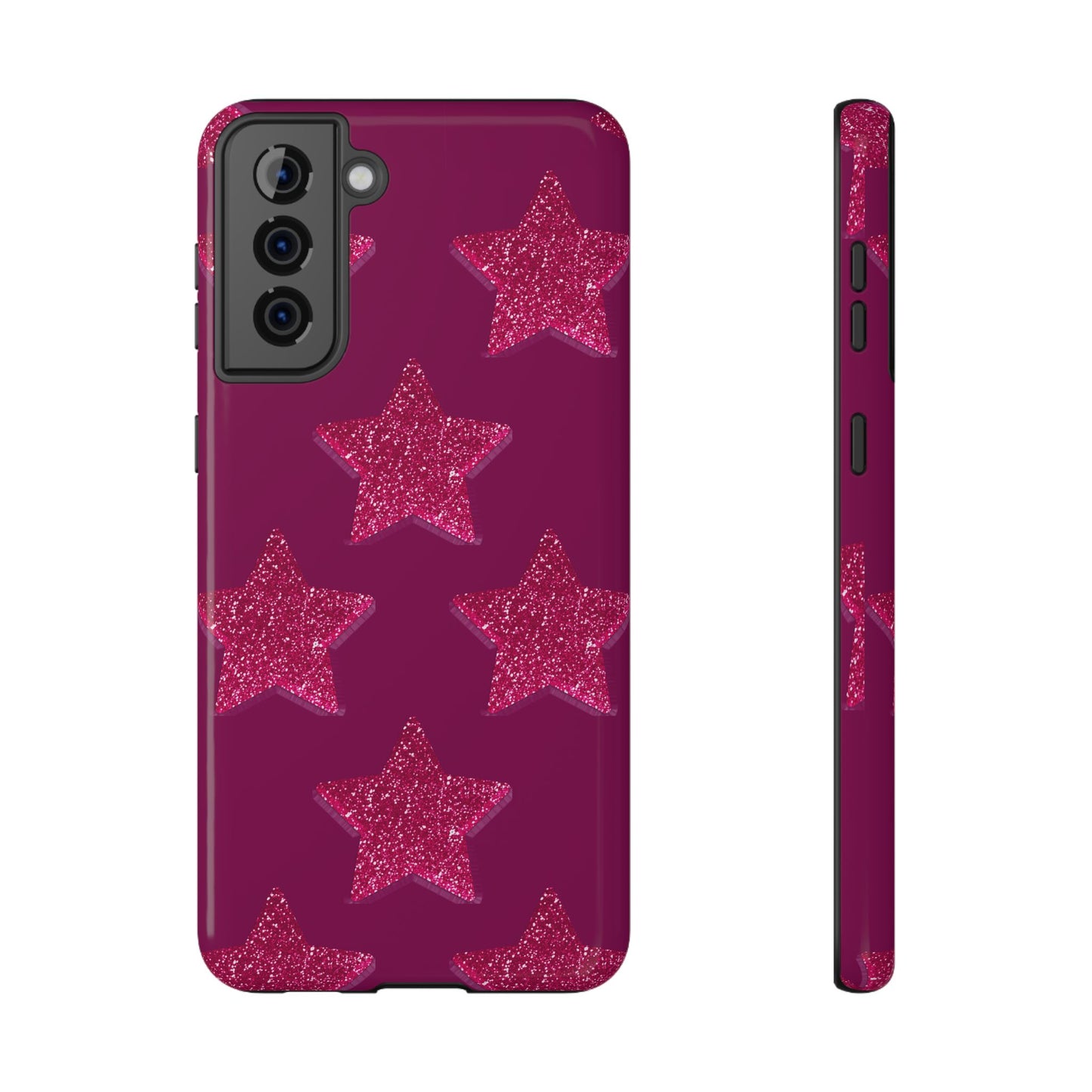 Burgundy Stars Case