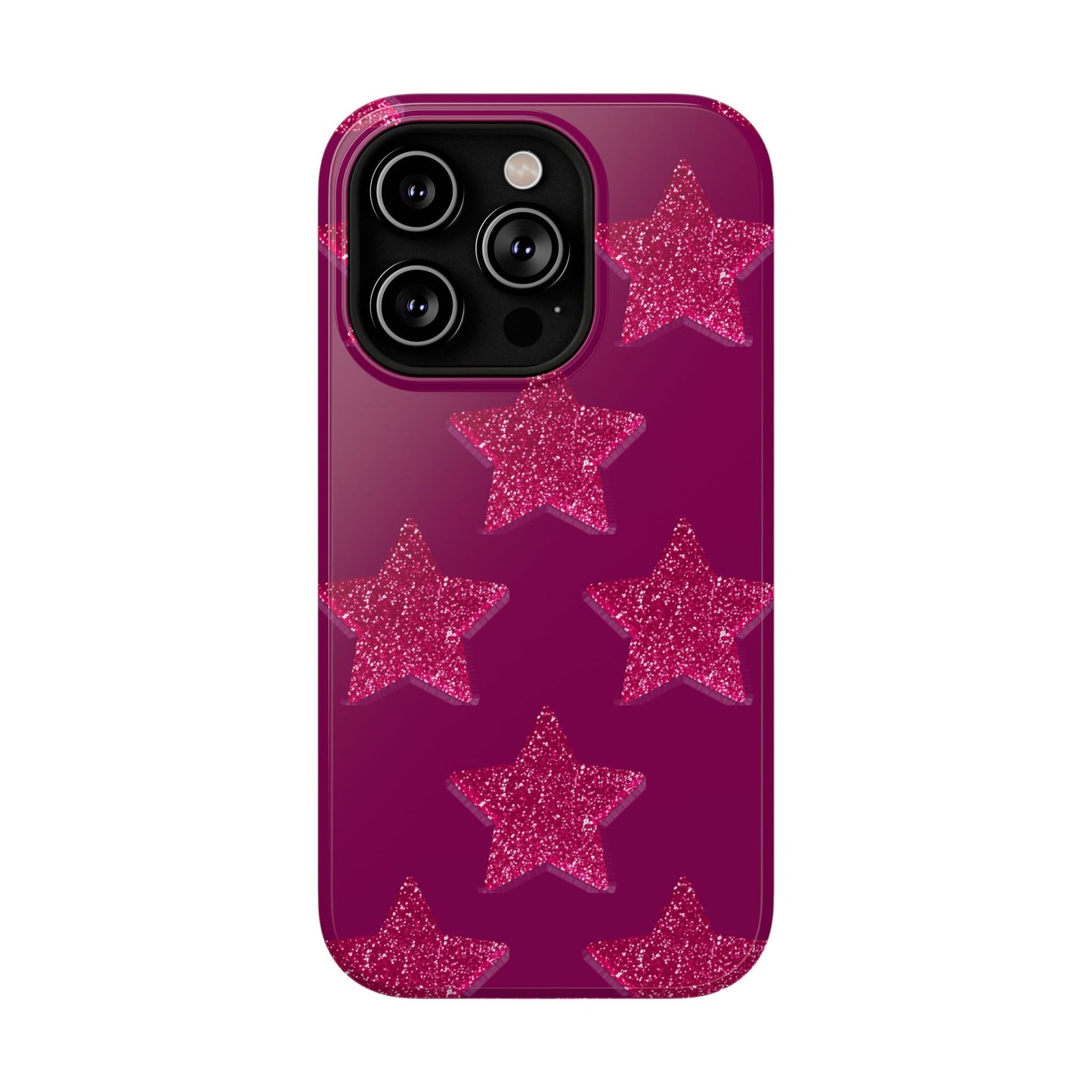 Burgundy Stars Case