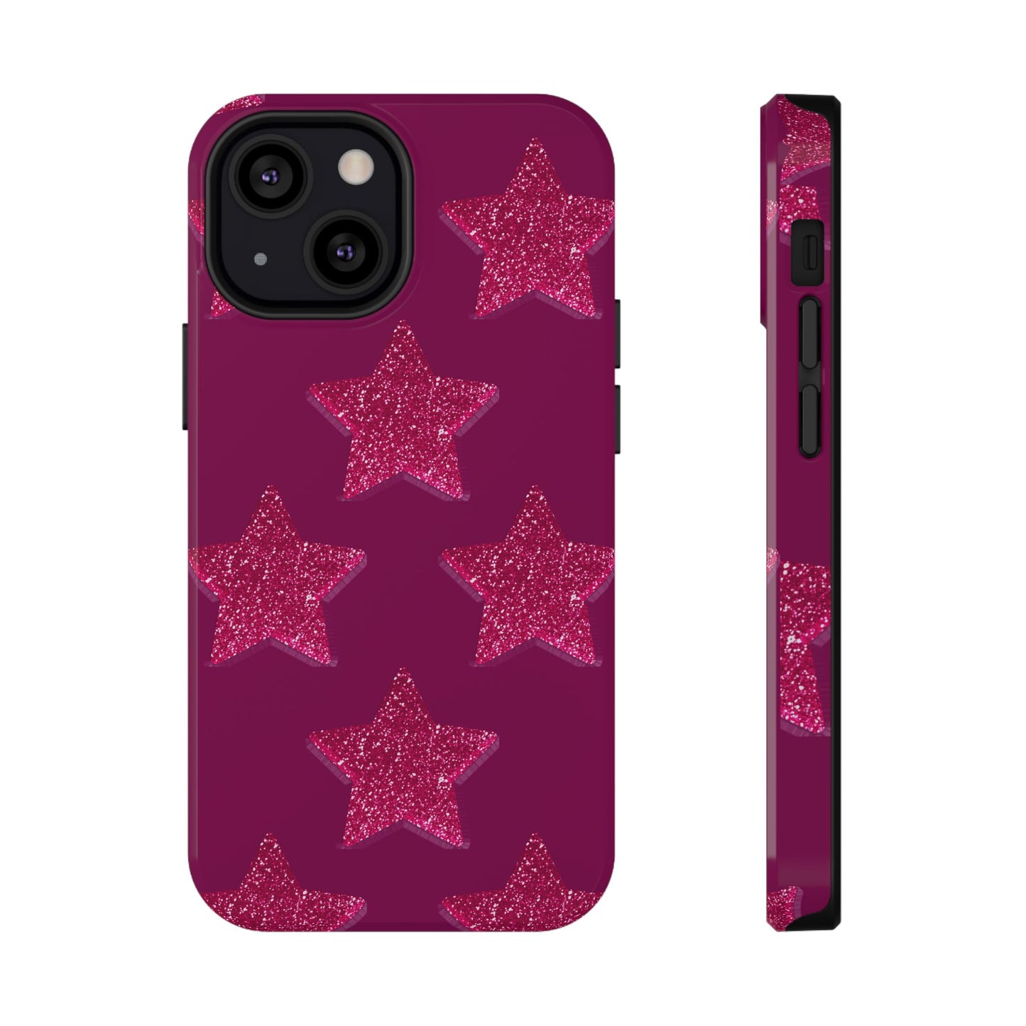 Burgundy Stars Case