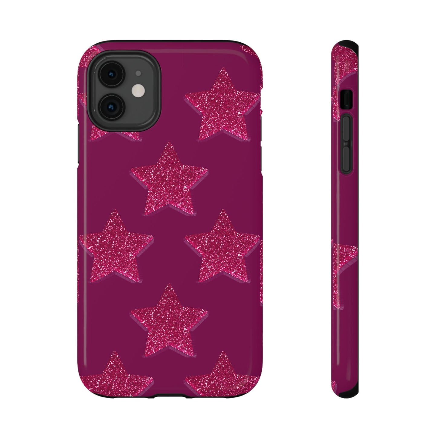 Burgundy Stars Case