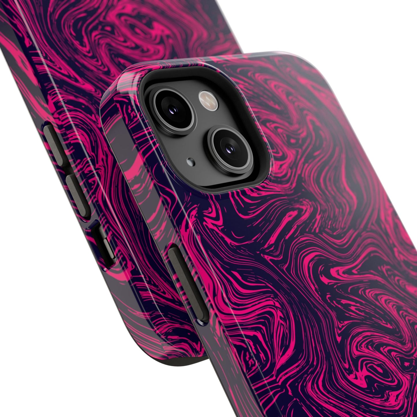 Pink And Purple Swirly Case