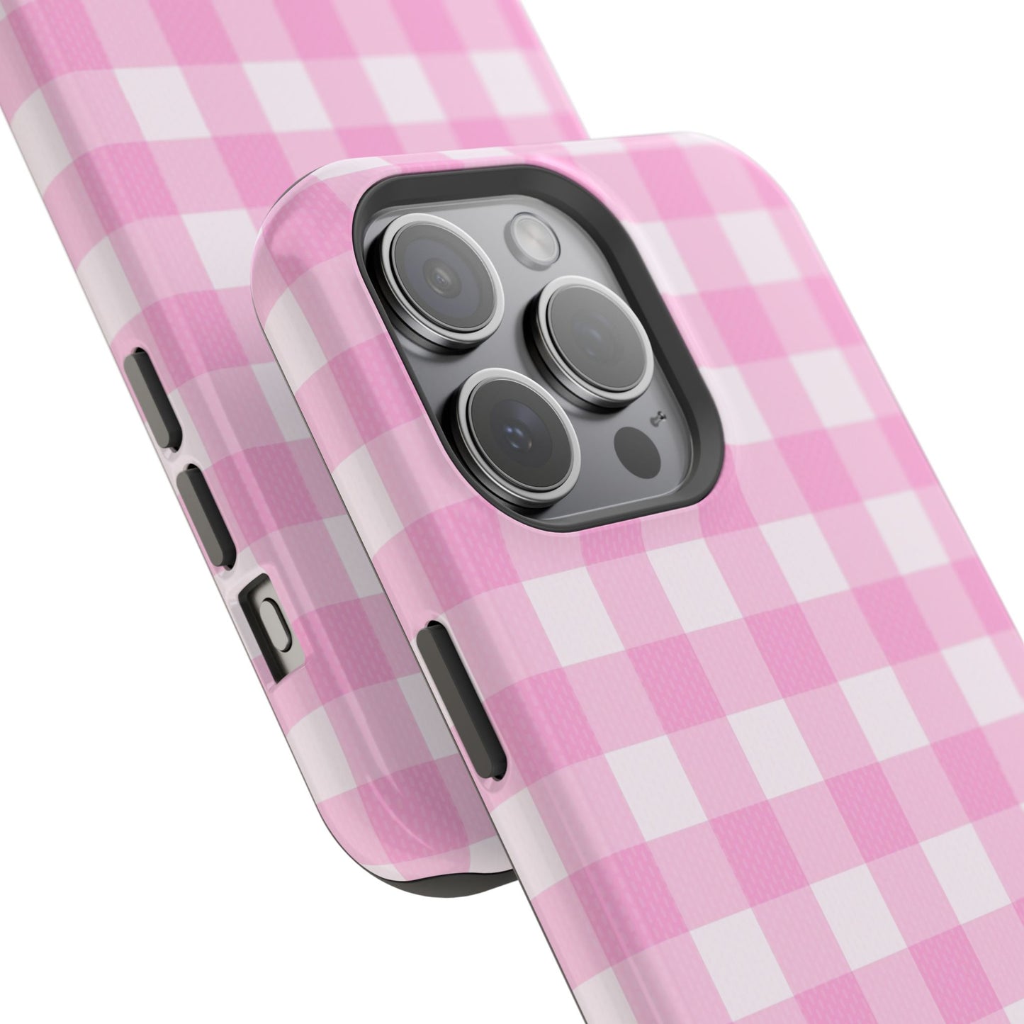 Gingham And Pink Case