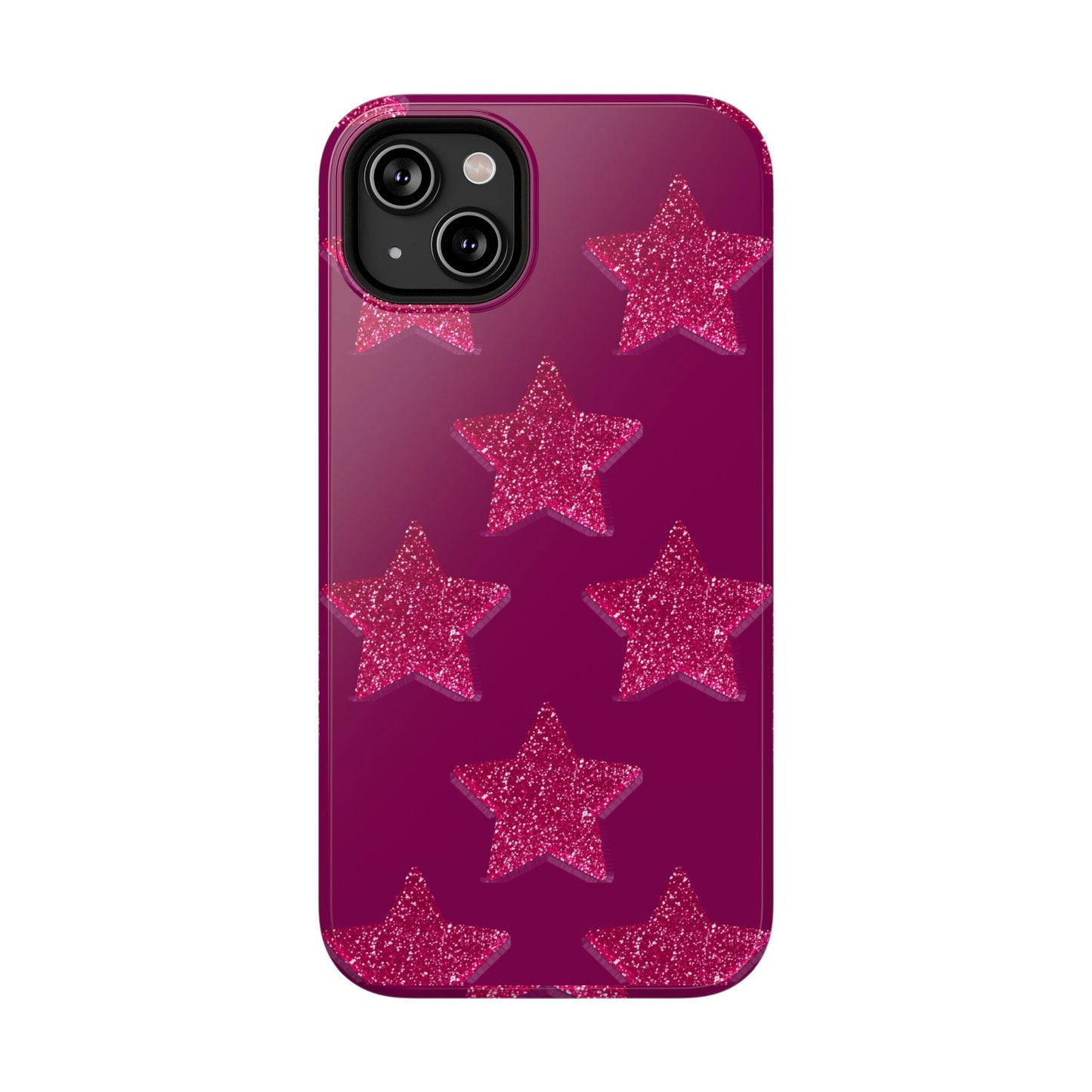 Burgundy Stars Case