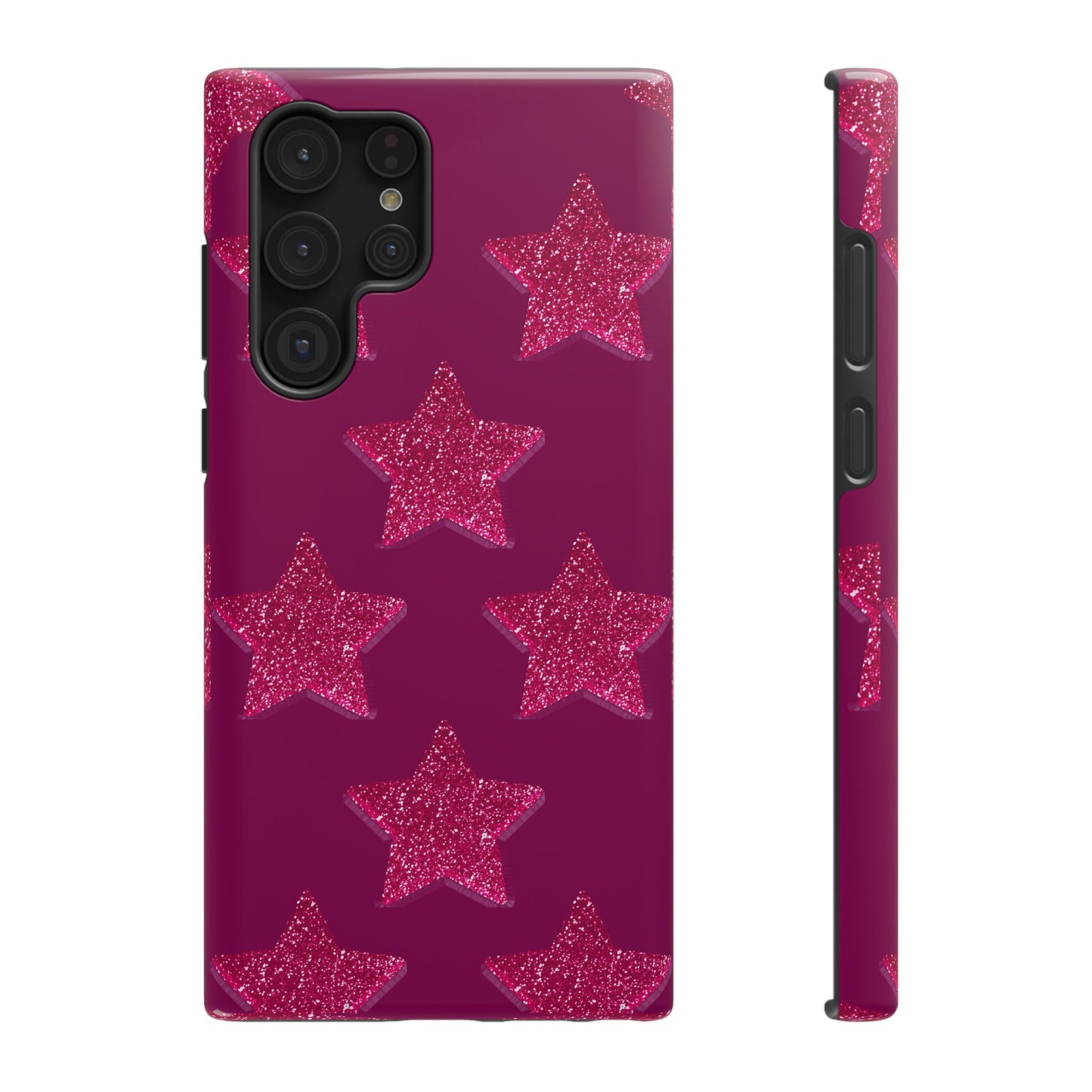 Burgundy Stars Case